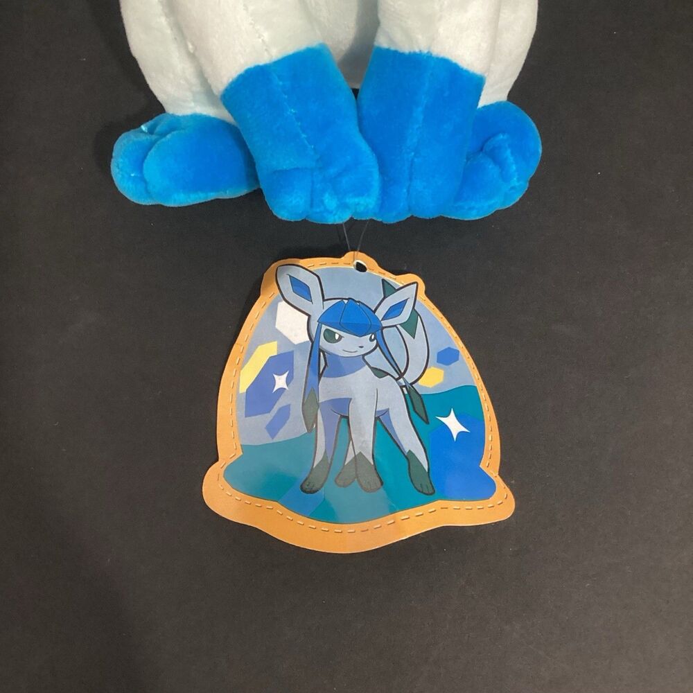 Pokémon Glaceon - 8" Plush - Light Blue - Japan Tag - New! - Picture 3 of 5